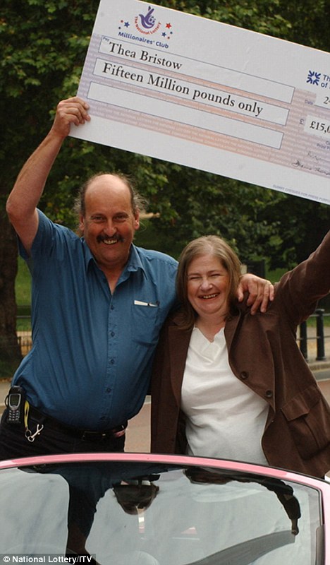 Lottery winner Paul Bristow